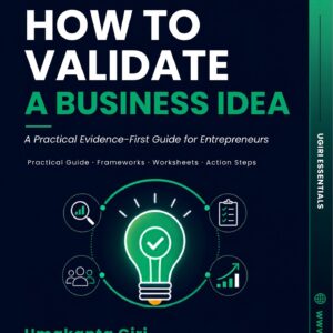 How to Validate a Business Idea by Umakanta Giri – UGiri Essentials UGE-001 book cover